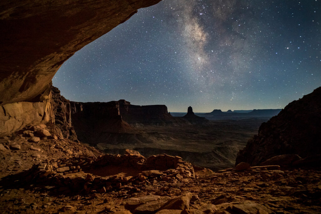 Milk Way over Canyonlands National Park