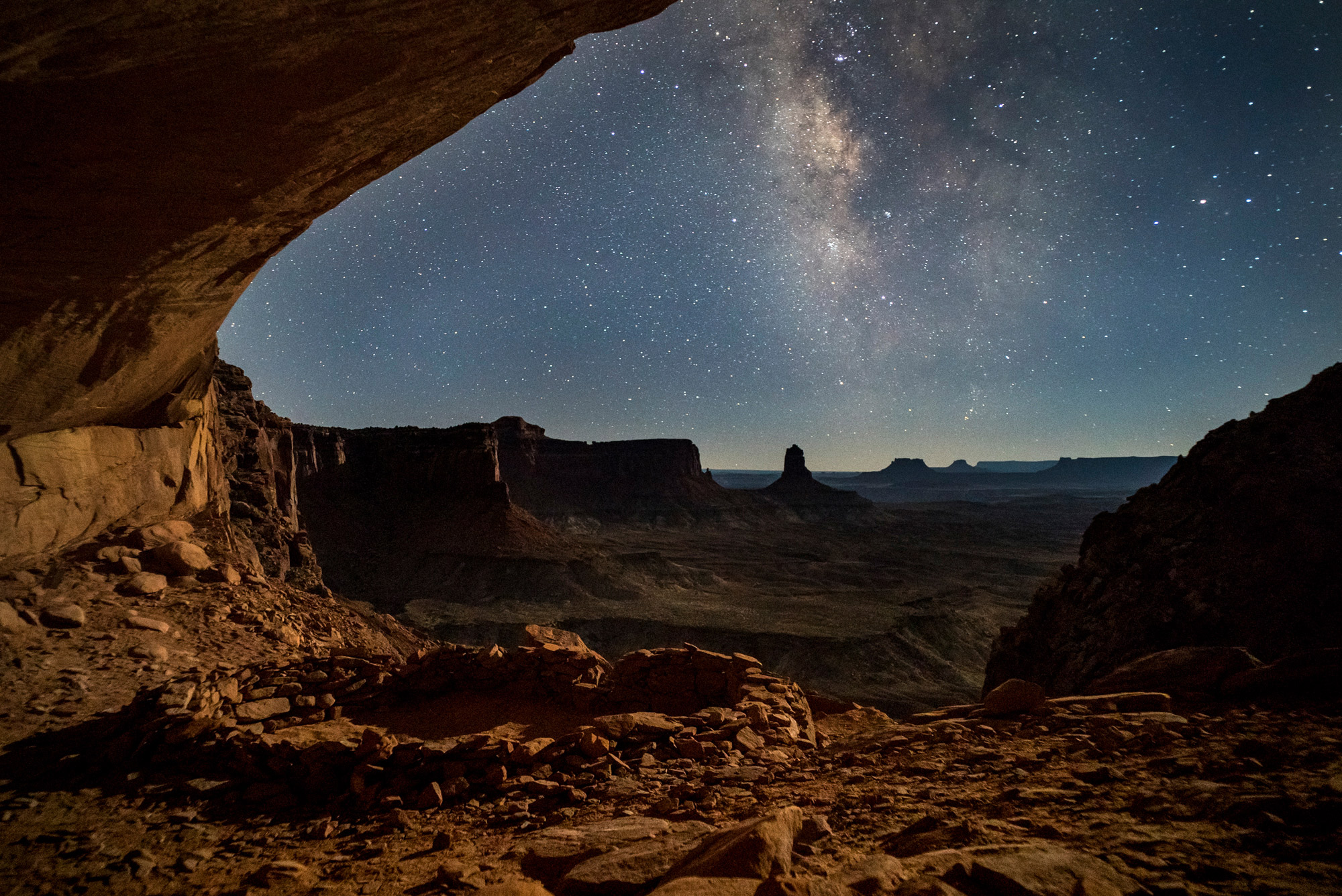Milk Way over Canyonlands National Park